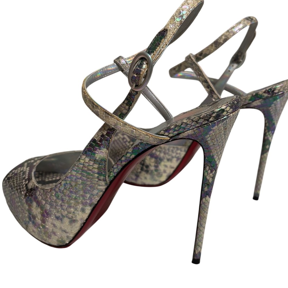 Christian Louboutin - Jenlove Alta Snakeskin Stiletto‎ Size 42 / 12